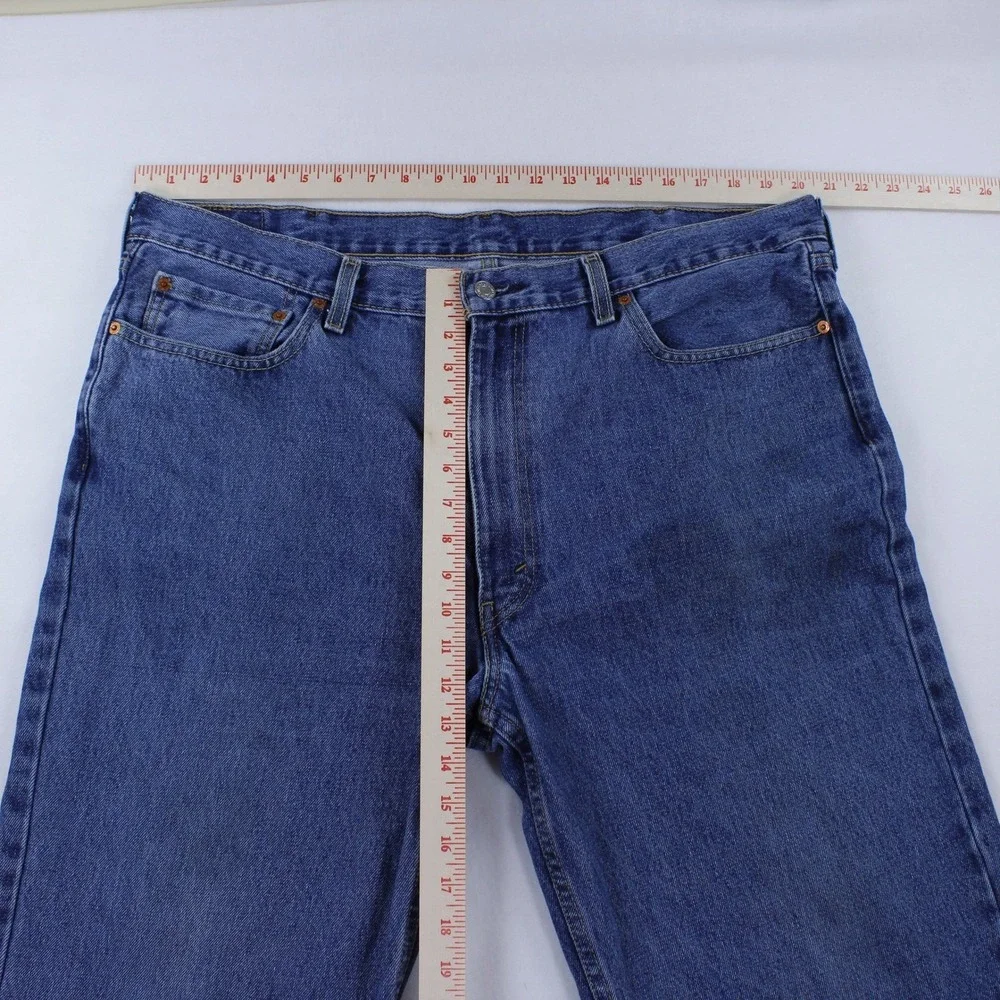 Levi's 550 Relaxed Fit Tapered Men's Jeans Blue Wash W40 L34 Big & Tall